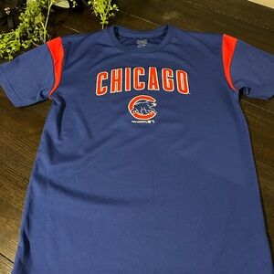 Genuine Merchandise Navy and Red Chicago Cubs Graphic Tee (Bryant 17 on back)